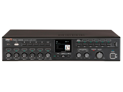PMU-120N Inter-M цифровой усилитель 120 Вт, 5 зон, MP3/USB, Internet радио