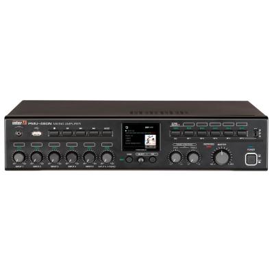 PMU-120N Inter-M цифровой усилитель 120 Вт, 5 зон, MP3/USB, Internet радио